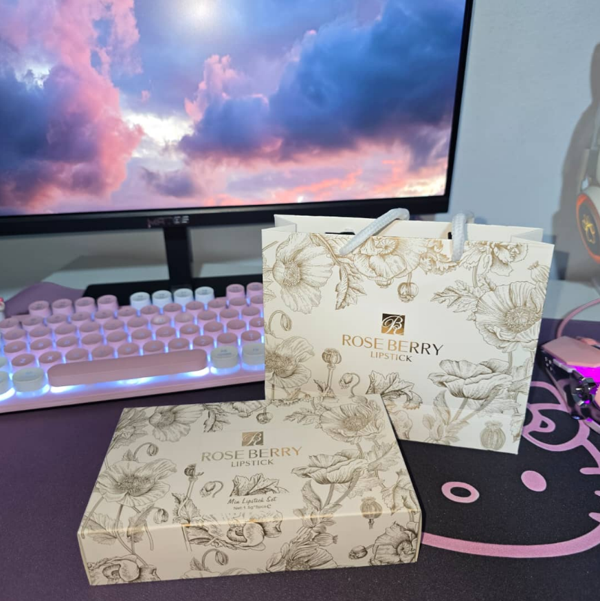 rose berry lipstick box